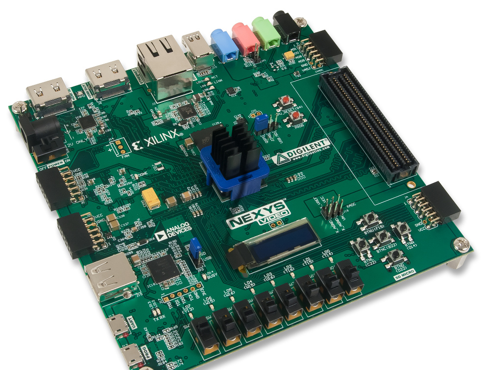 Nexys Video FPGA Trainer Board for Multimedia Applications